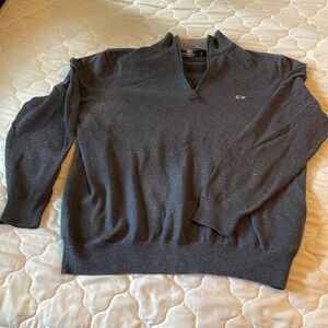 Vineyard Vines quarters zips sweater